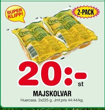 Nya Pulsen Majskolvar erbjuda