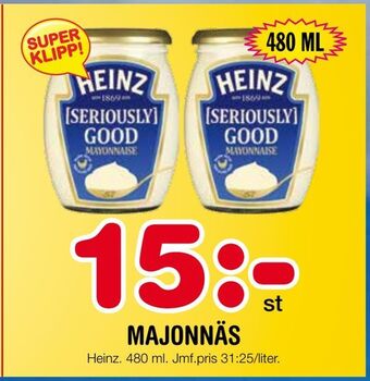 Nya Pulsen Majonnäs erbjuda