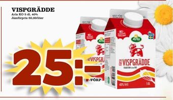 Supergrossen Vispgrädde erbjuda