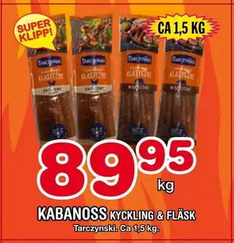 Kabanoss kyckling & fläsk