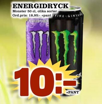 Supergrossen Energidryck erbjuda