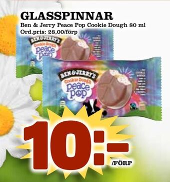 Supergrossen Glasspinnar erbjuda