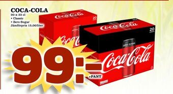 Supergrossen Coca-cola erbjuda