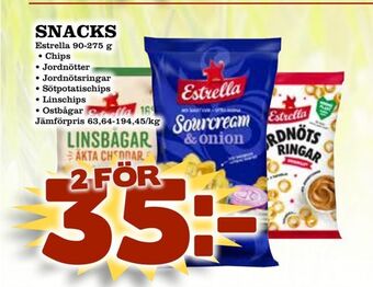 Supergrossen Snacks erbjuda