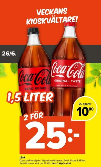 Coop Extra Läsk erbjuda