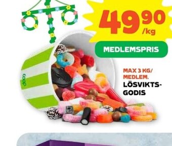 Stora Coop Lösviktsgodis erbjuda