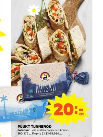 Stora Coop Mjukt Tunnbröd erbjuda