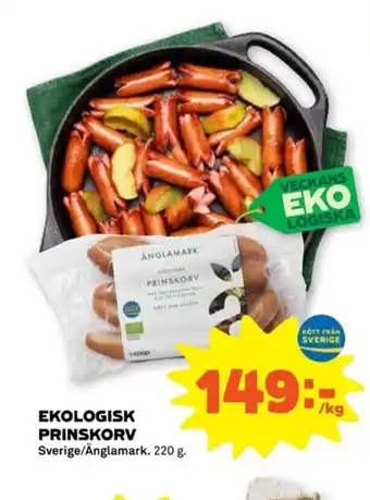 Stora Coop Ekologisk Prinskorv erbjuda