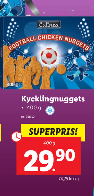 Lidl Kycklingnuggets erbjuda