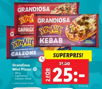 Lidl Grandiosa Mini Pizzor erbjuda