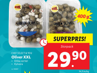 Lidl Oliver XXL erbjuda