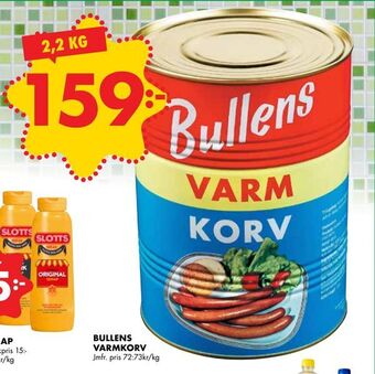 ÖoB Bullens varmkorv erbjuda