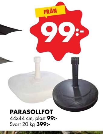 ÖoB Parasollfot erbjuda
