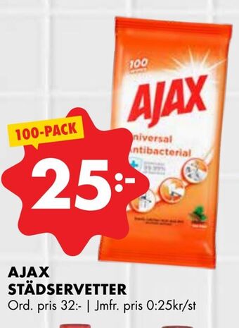 ÖoB Ajax städservetter erbjuda