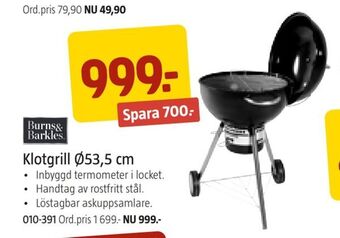 Jula Klotgrill Ø53,5 cm erbjuda
