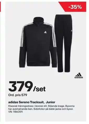 XXL adidas Sereno Tracksuit, Junior erbjuda