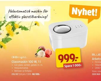 Jula Glassmaskin 100 W, 1 l erbjuda