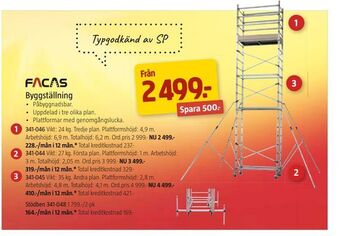 Jula Byggställning erbjuda