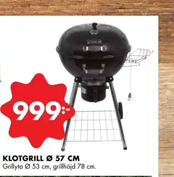 ÖoB Klotgrill ø 57 cm erbjuda