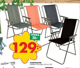 ÖoB Campingstol erbjuda