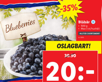 Lidl Blåbär erbjuda