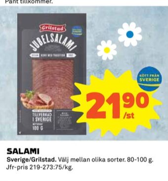 Grilstad salami