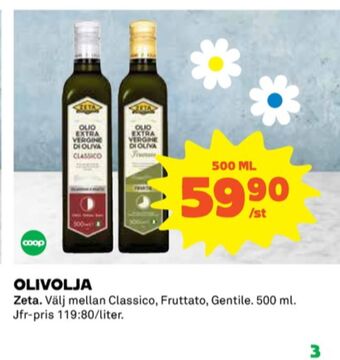 Coop Zeta olivolja erbjuda