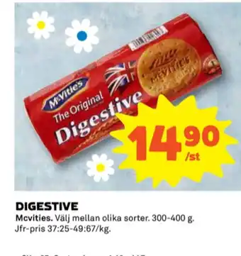 Mcvities digestive kex