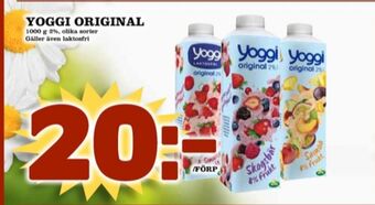 Matdax Yoggi yoghurt erbjuda