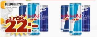 Matdax Red bull energidryck erbjuda