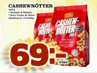 Matdax Exotic snacks cashewnötter erbjuda
