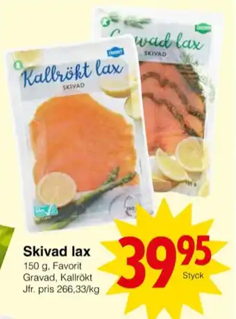 Matöppet Favorit lax erbjuda