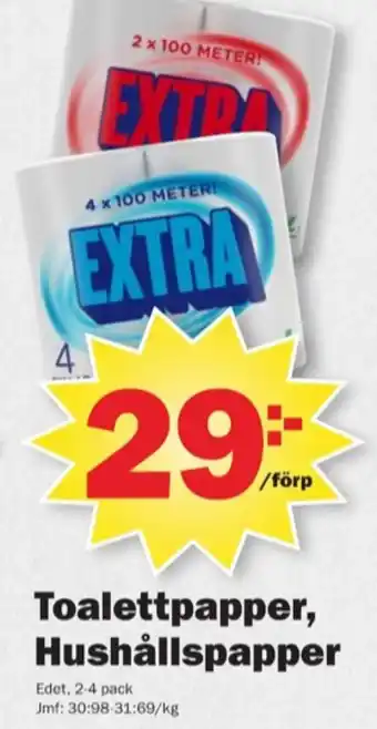 Pekås Extra hushållspapper erbjuda