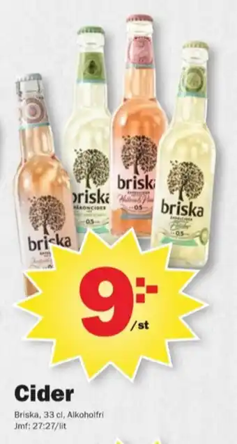 Pekås Päroncider rtd-cider erbjuda