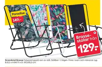 Rusta Dynor campingstol erbjuda