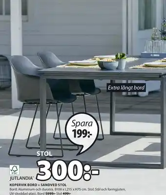 Kopervik Bord + Sandved Stol