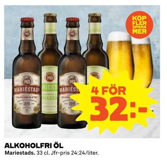 Coop Extra Alkoholfri öl erbjuda