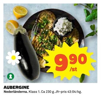 Coop Extra Aubergine erbjuda