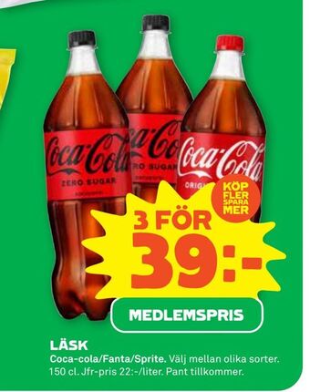 Coop Forum Läsk erbjuda