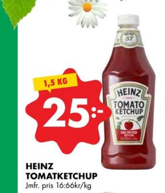 ÖoB Heinz ketchup erbjuda