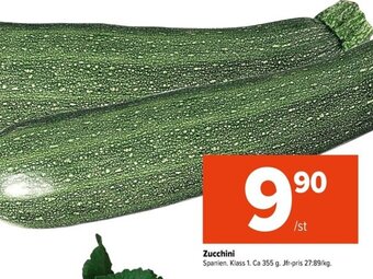 Coop Extra Zucchini erbjuda