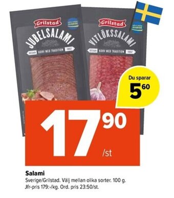Coop Extra Salami erbjuda