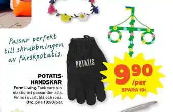 Stora Coop Potatis- handskar erbjuda