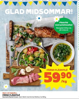 Coop Färsk fläskfilé erbjuda