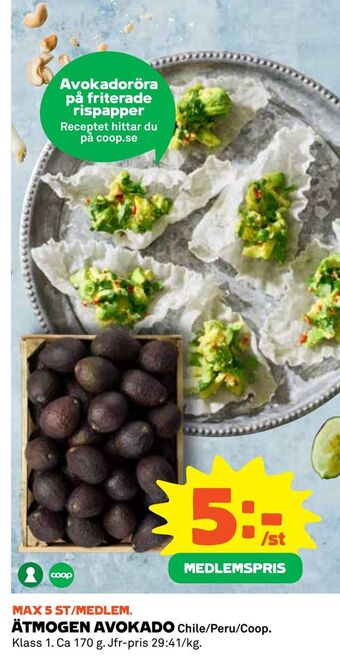 Coop Ätmogen avokado erbjuda