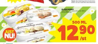 Coop Glass/sorbet erbjuda