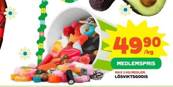 Coop Lösviktsgodis erbjuda