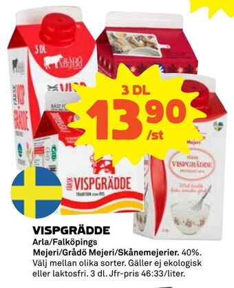 Coop Vispgrädde erbjuda