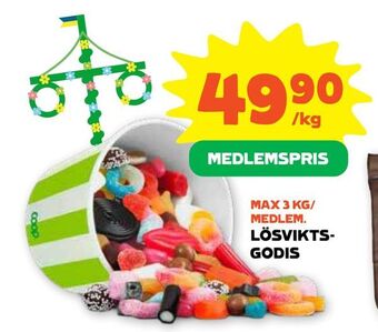 Stora Coop Lösvikts- godis erbjuda