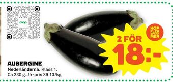 Stora Coop Aubergine erbjuda